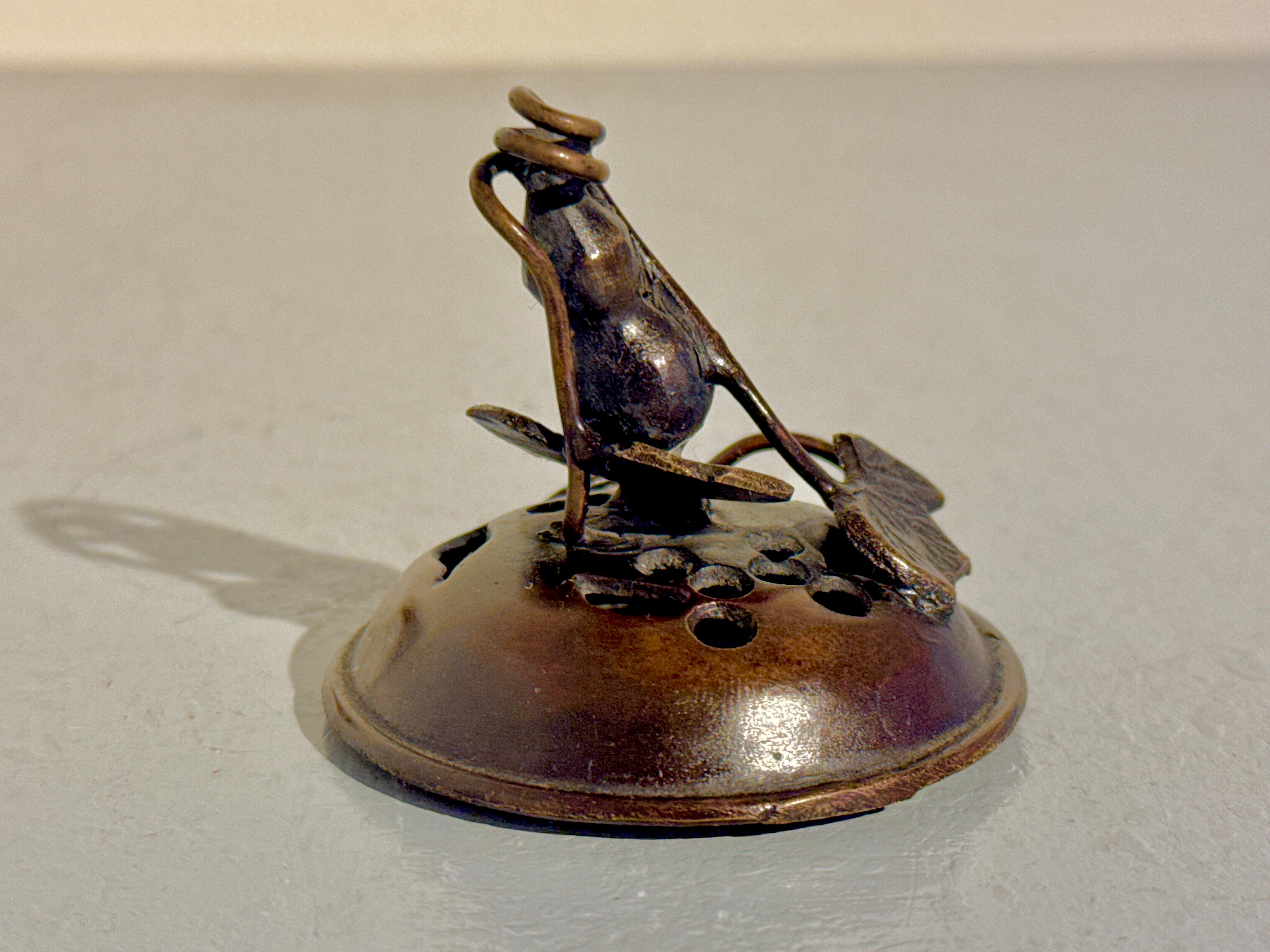 Japanese Bronze Incense Burner, Koro, Meiji Period, circa 1900, Japan 13