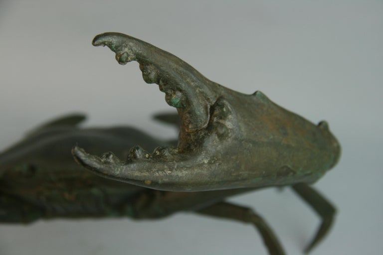 Japanese Bronze Jumbo Crab For Sale 2