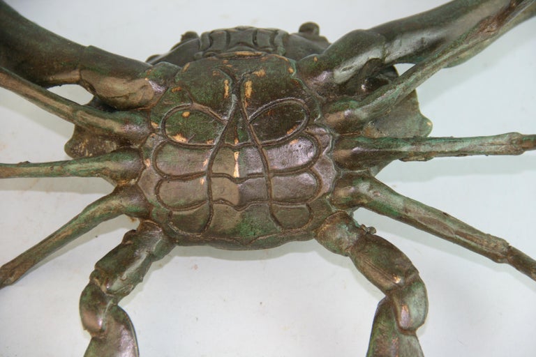 Japanese Bronze Jumbo Crab For Sale 4