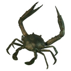 Vintage Japanese Bronze Jumbo Crab