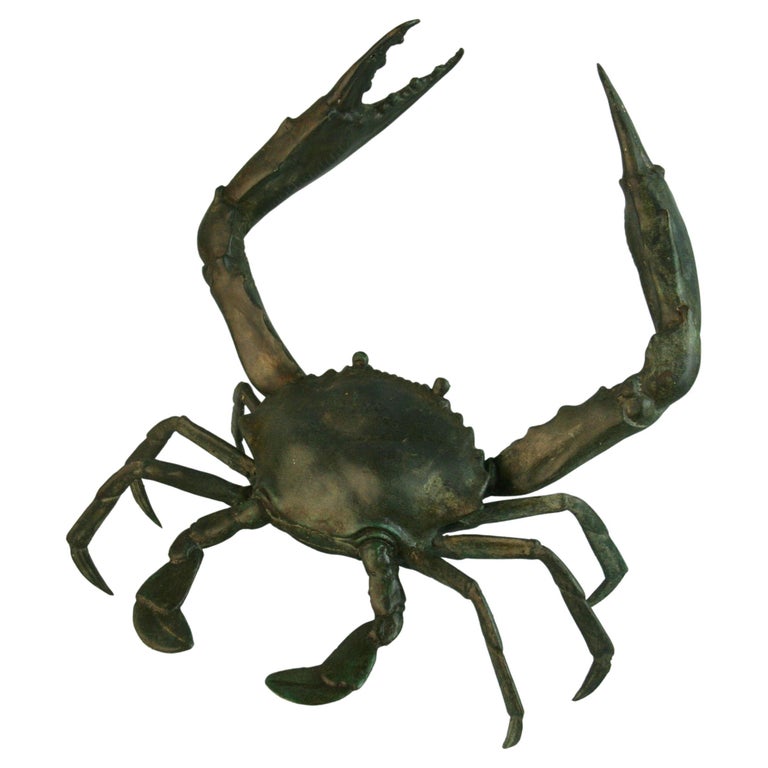 Japanese Bronze Jumbo Crab For Sale