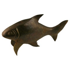 Japanese Bronze Koi Fish Fortune and Prosperity