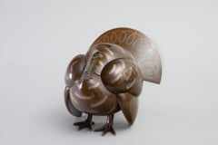 Japanese Bronze Koro ‘Incense Burner’ in the Shape of a Turkey
