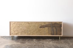 Bronze Credenza with Japanese Leaf Patina