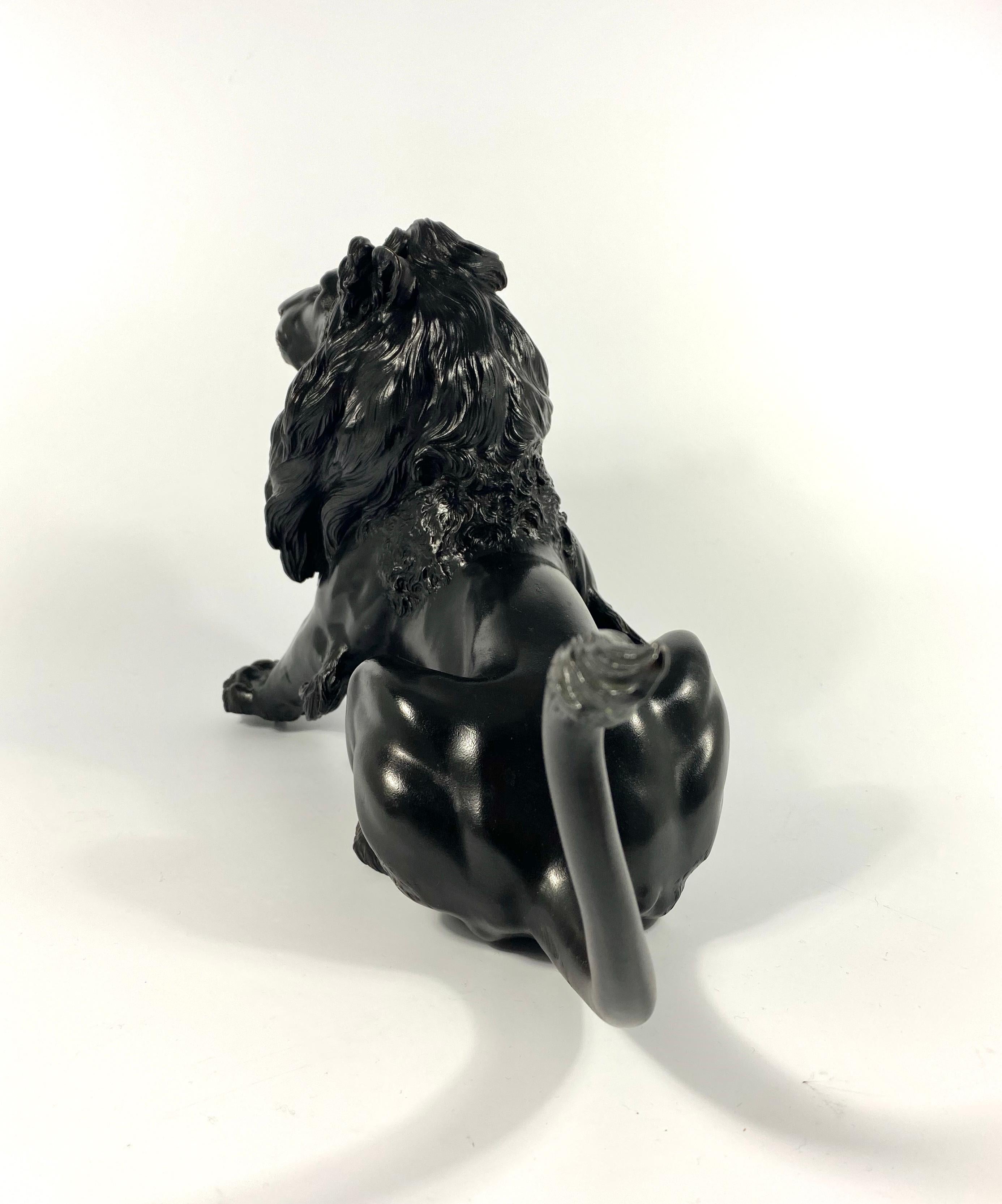 Japanese Bronze Lion Okimono, Kyoi Masatsune, Meiji Period 5