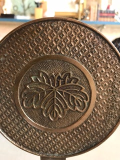 Japanese Bronze Mirrors on Stands