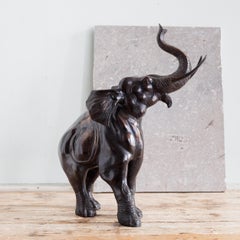 Japanese Bronze of an Elephant