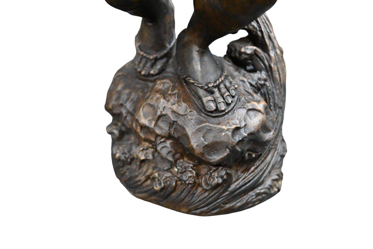Okimono japonés de bronce , periodo Edo en venta 1