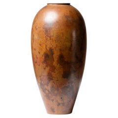 Japanische Bronzevase aus Bronze, um 1950