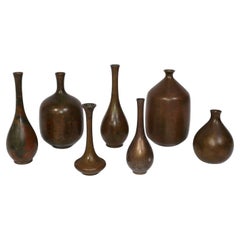 Japanese Bronze Vase Collection  