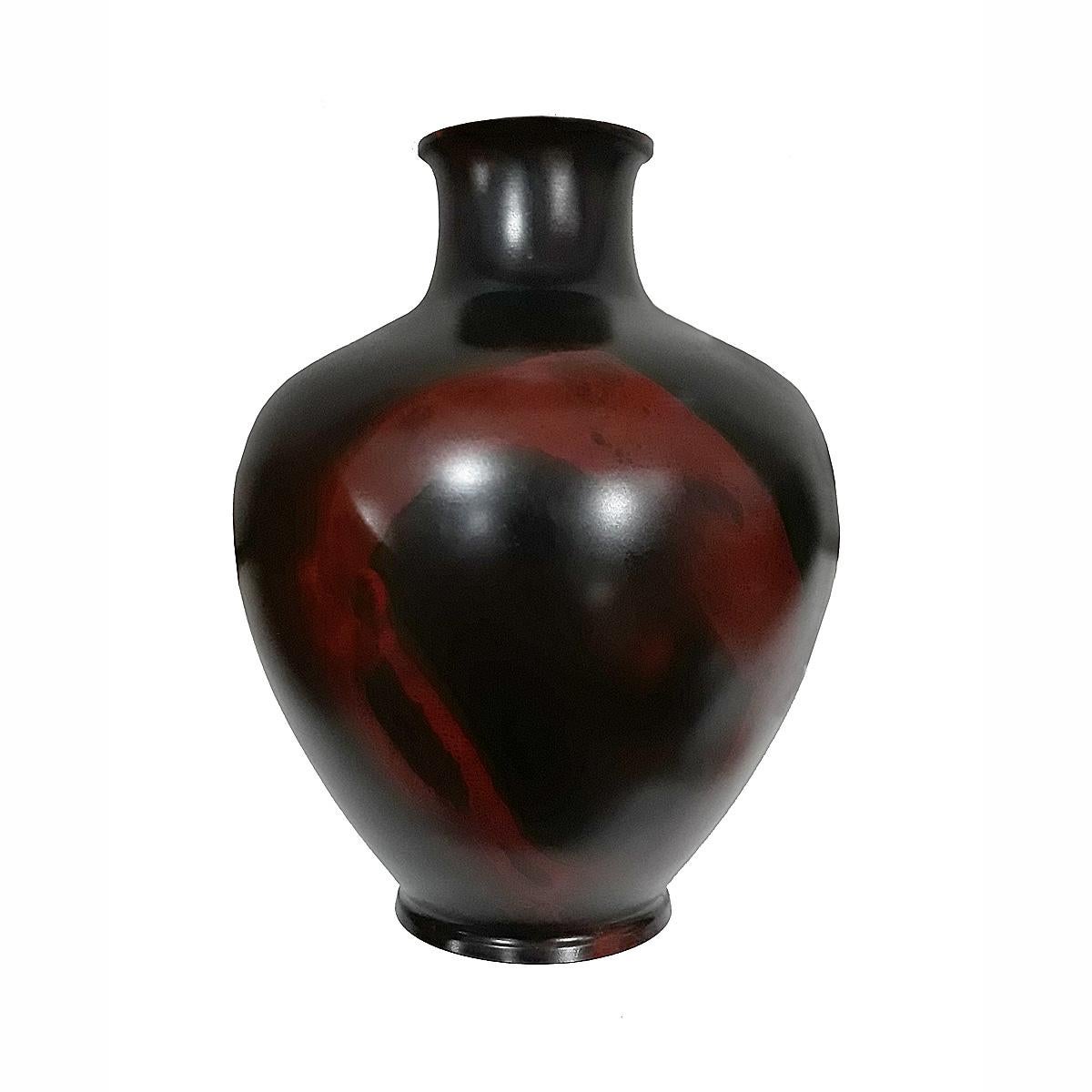 Japanese Bronze Vase, Early 20th Century 2