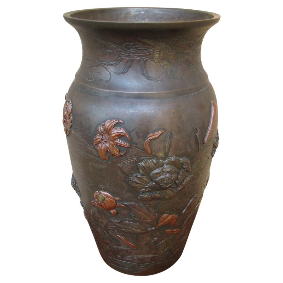 Jarrón japonés de bronce - F8191