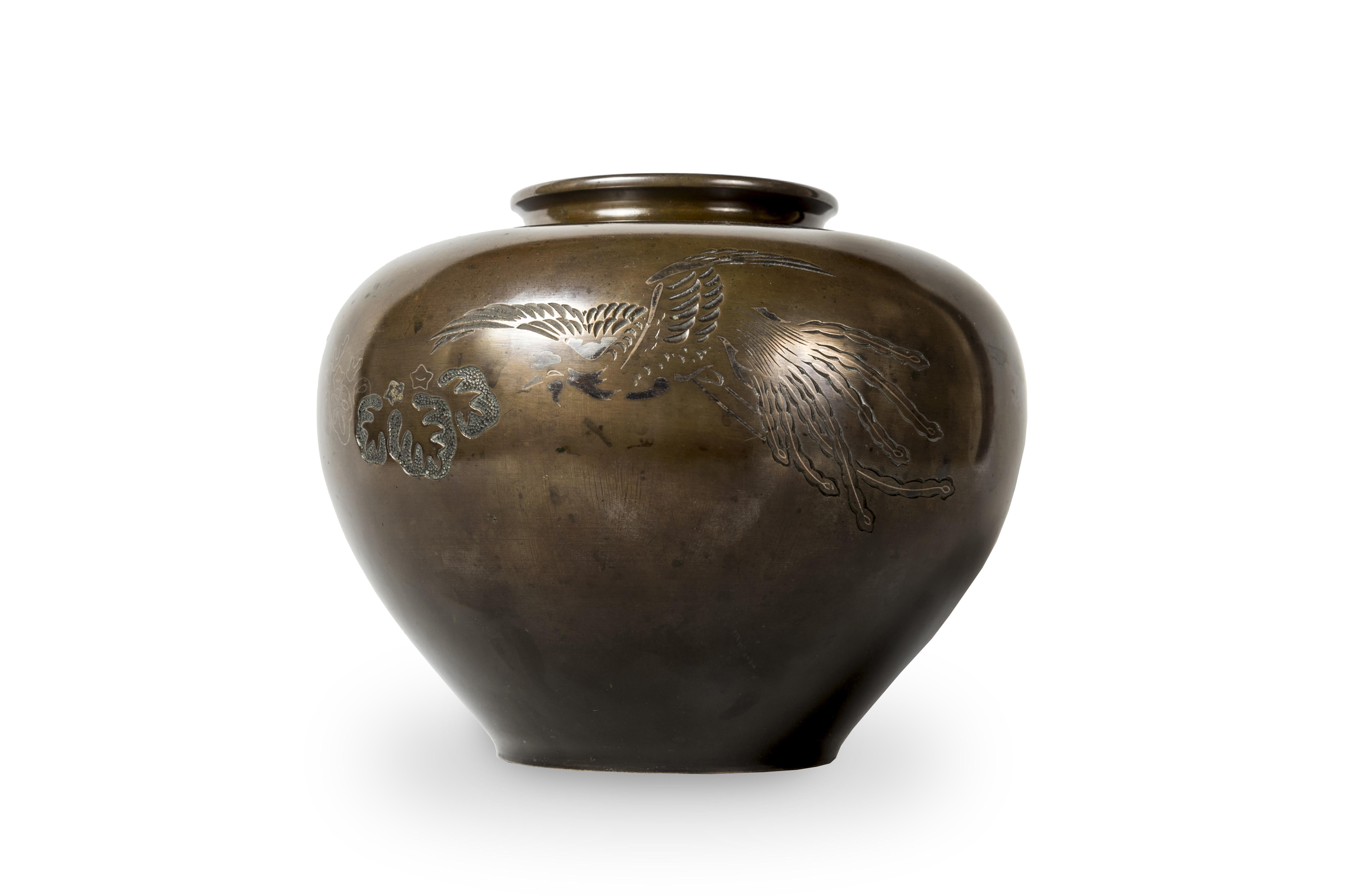 japanese bronze vase marks
