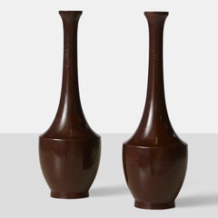 Japanese Bronze Vases