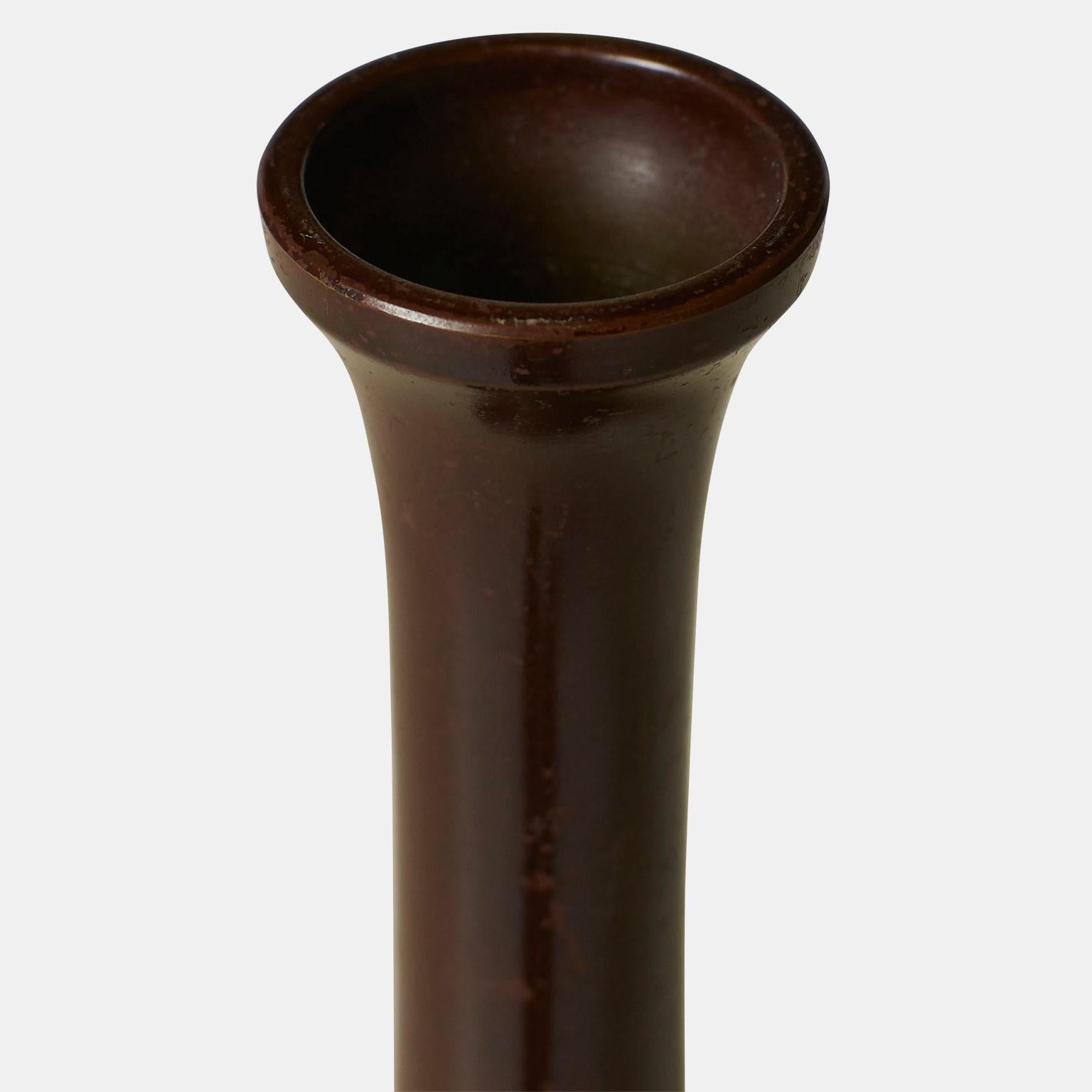 Giapponese Vasi giapponesi in bronzo in vendita