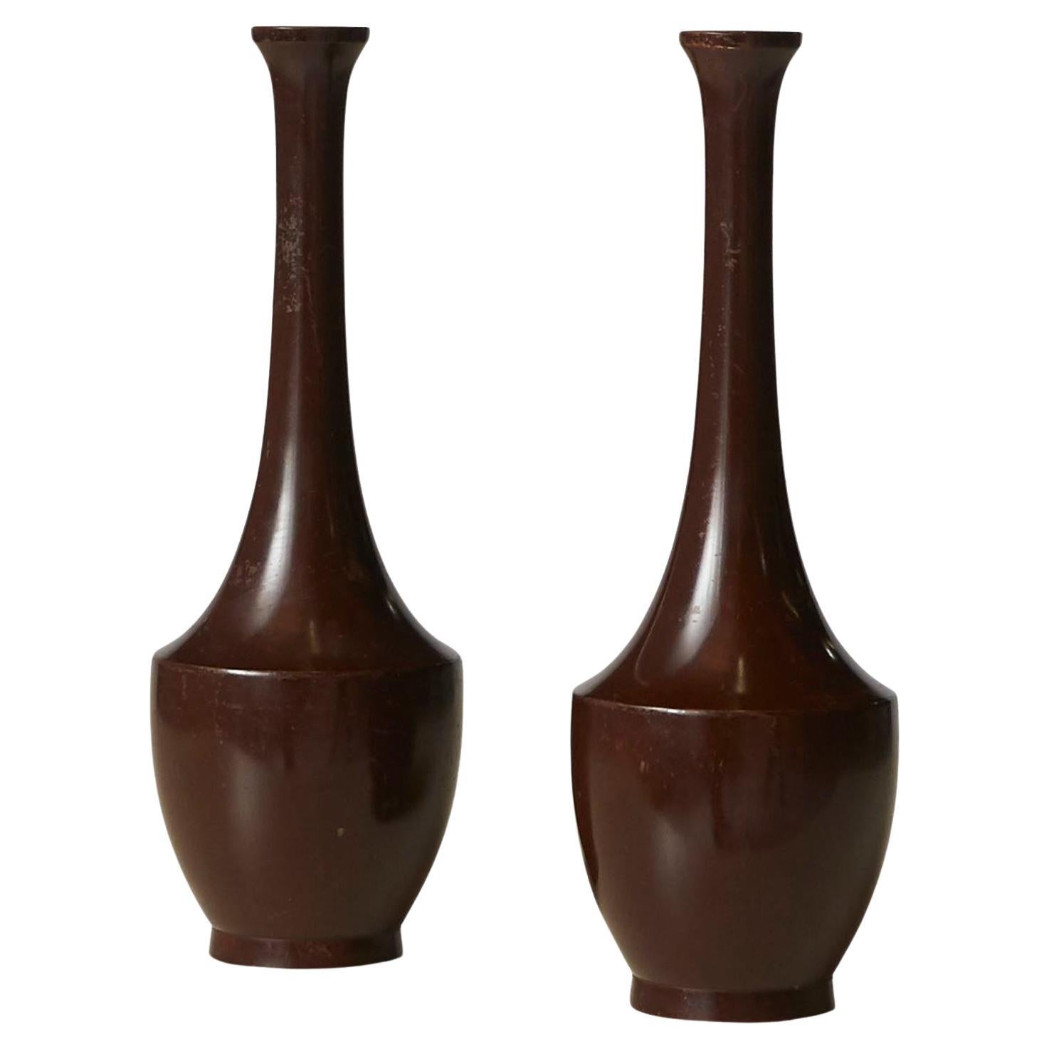 Vasi giapponesi in bronzo