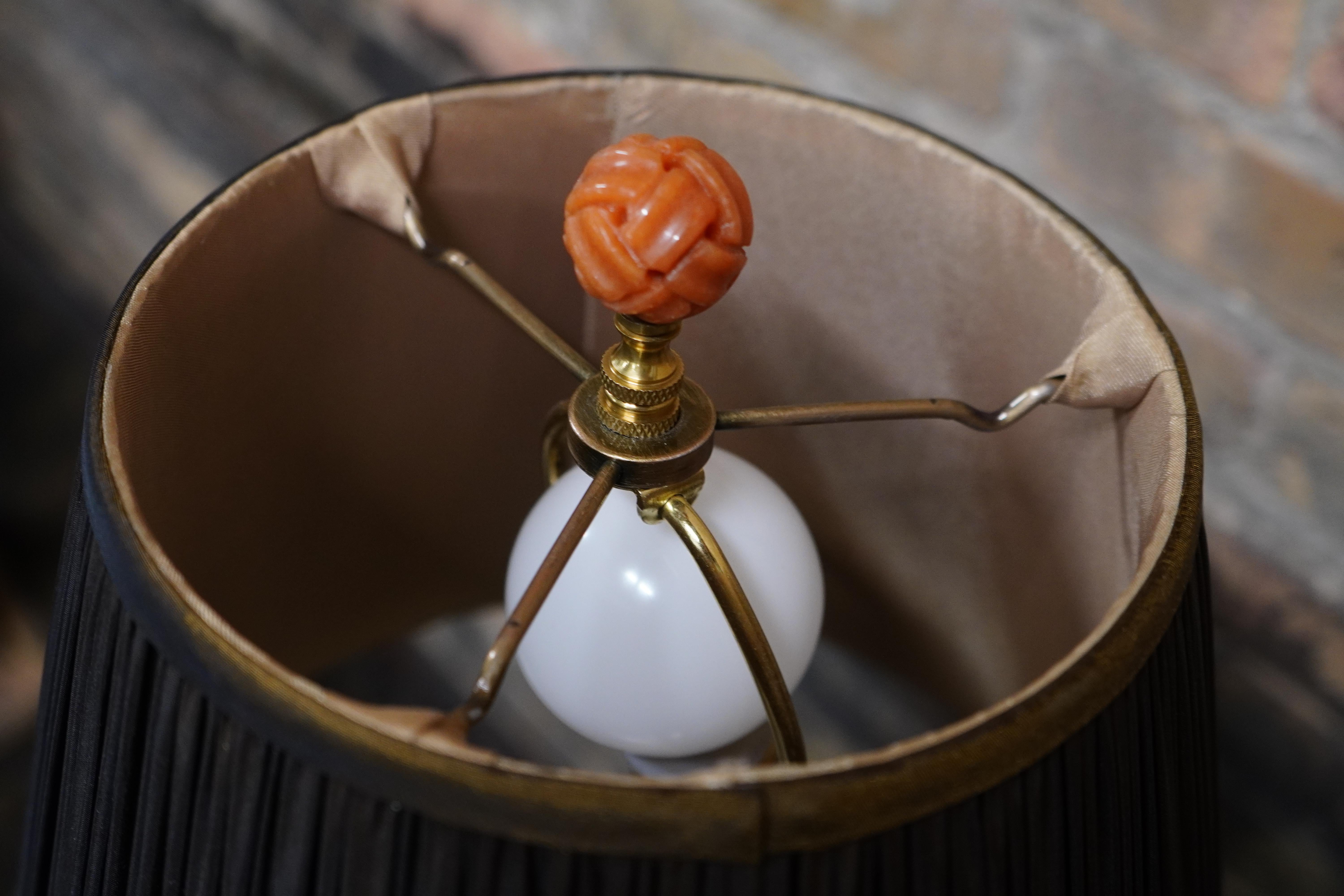 Japanese Buddha Satsuma Lamp For Sale 1