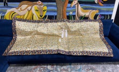 Japanese Buddhist Monk Priest 7 Column Silk Brocade Kesa Ceremonial Temple Robe