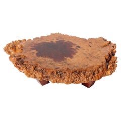 Japanese Burl Display Stand