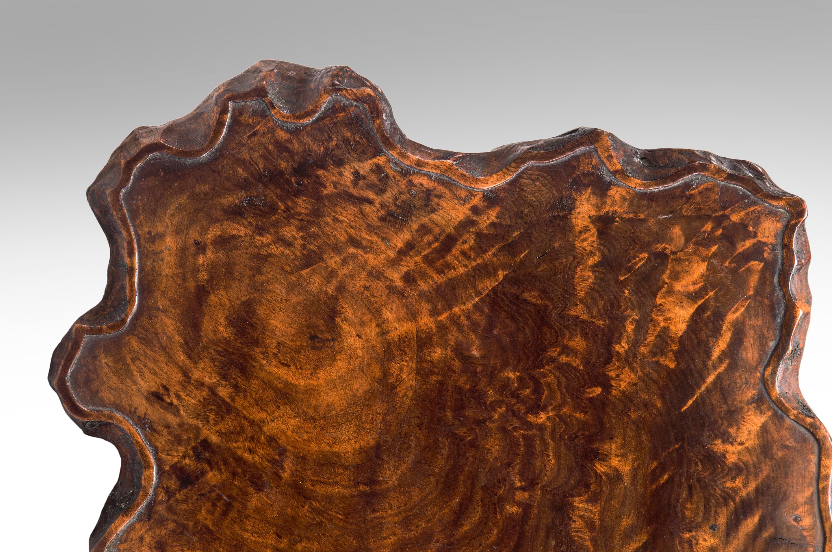 Other Japanese Burl Wood Tray / Stand