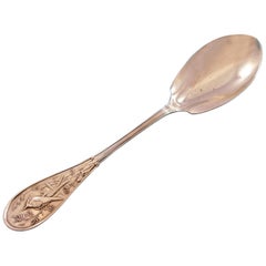 Japanese by Tiffany & Co. Sterling Silver Berry Serving Spoon Bird