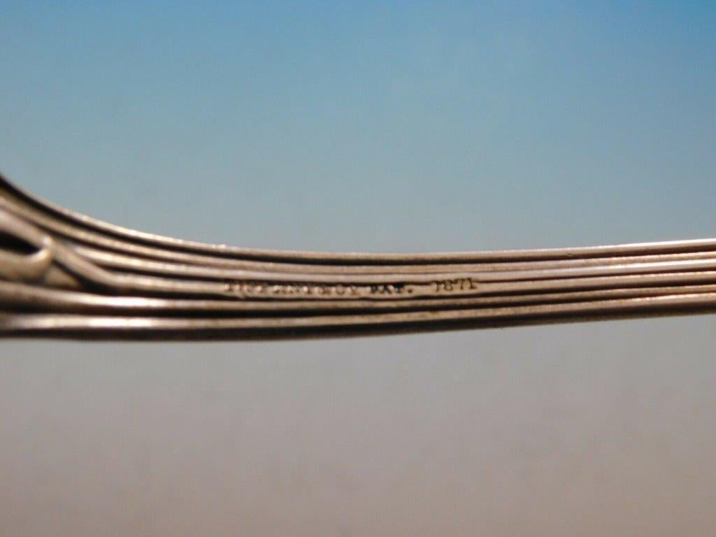 Japanese by Tiffany and Co. Sterling Silver Berry Spoon with Ribbed Bowl 2