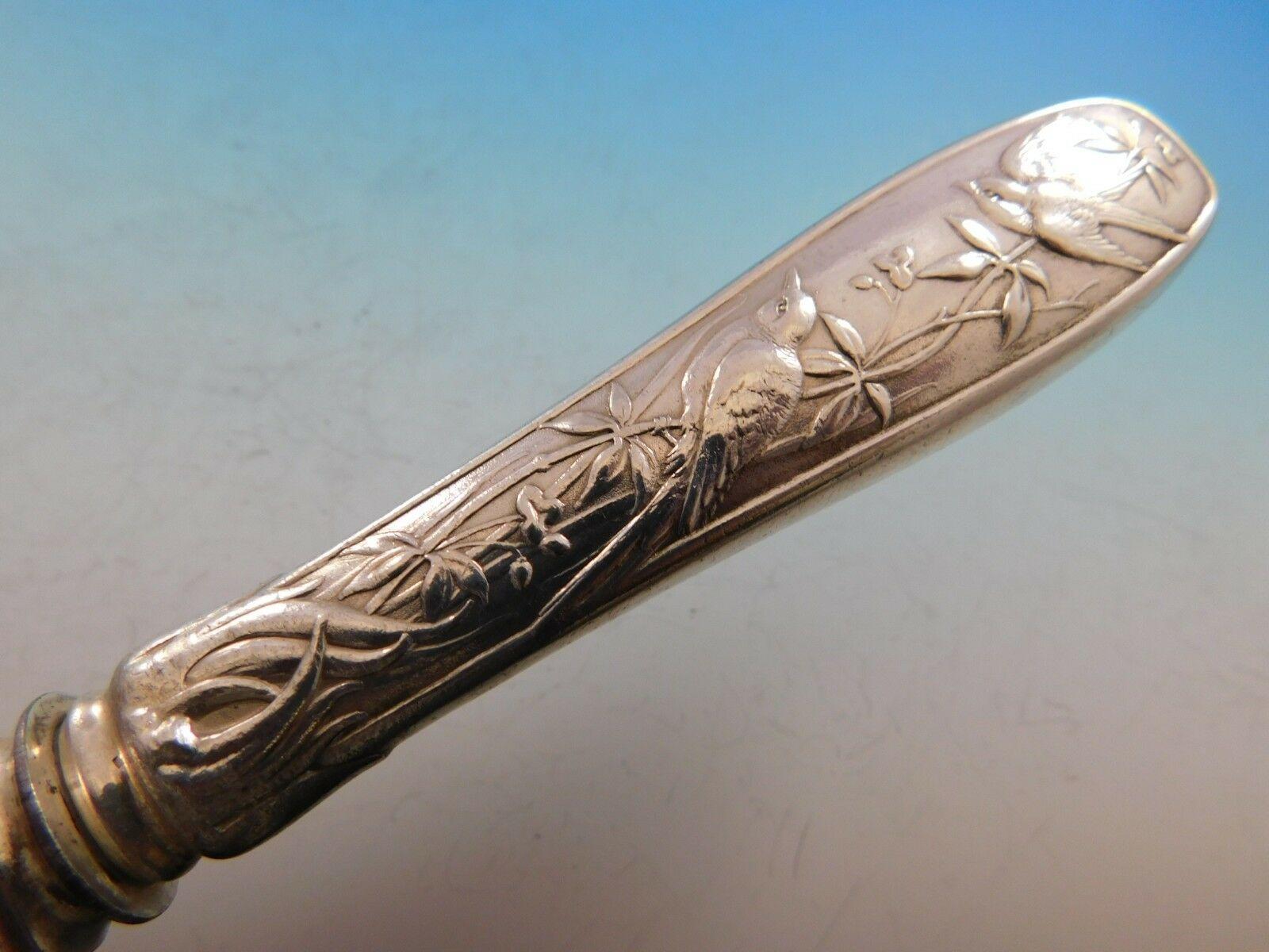 Japanese was designed in 1871, during the most innovative period in the history of Tiffany silver, and it is still one of the most popular of all Tiffany patterns. Japanese was the first Tiffany pattern to introduce silver decorated in the Japanese
