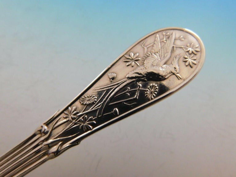 Japanese by Tiffany and Co. Sterling Silver Fish Knife Flat AS Curved ...