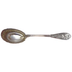 Japanese by Tiffany & Co. Sterling Silver Ice Cream Spoon Fluted Orig