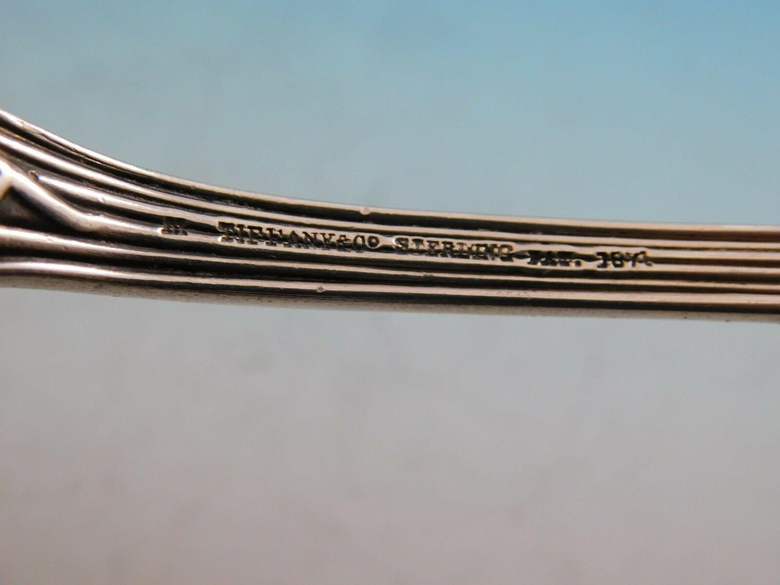 Japanese by Tiffany & Co. Sterling Silver Salad Serving Fork Bird Motif 3