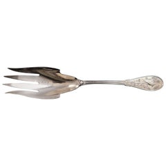 Japanese by Tiffany & Co. Sterling Silver Salad Serving Fork Bird Motif