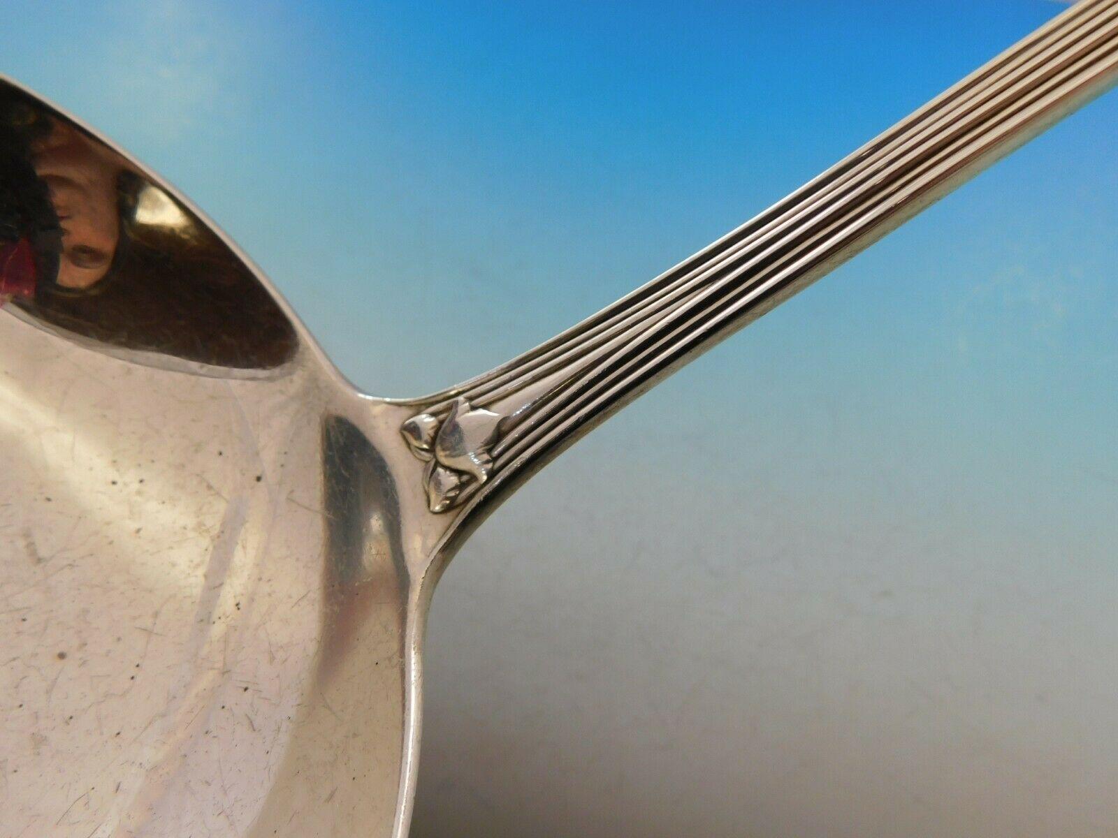 Japanese by Tiffany & Co. Sterling Silver Soup Ladle Oval Bowl In Excellent Condition In Big Bend, WI