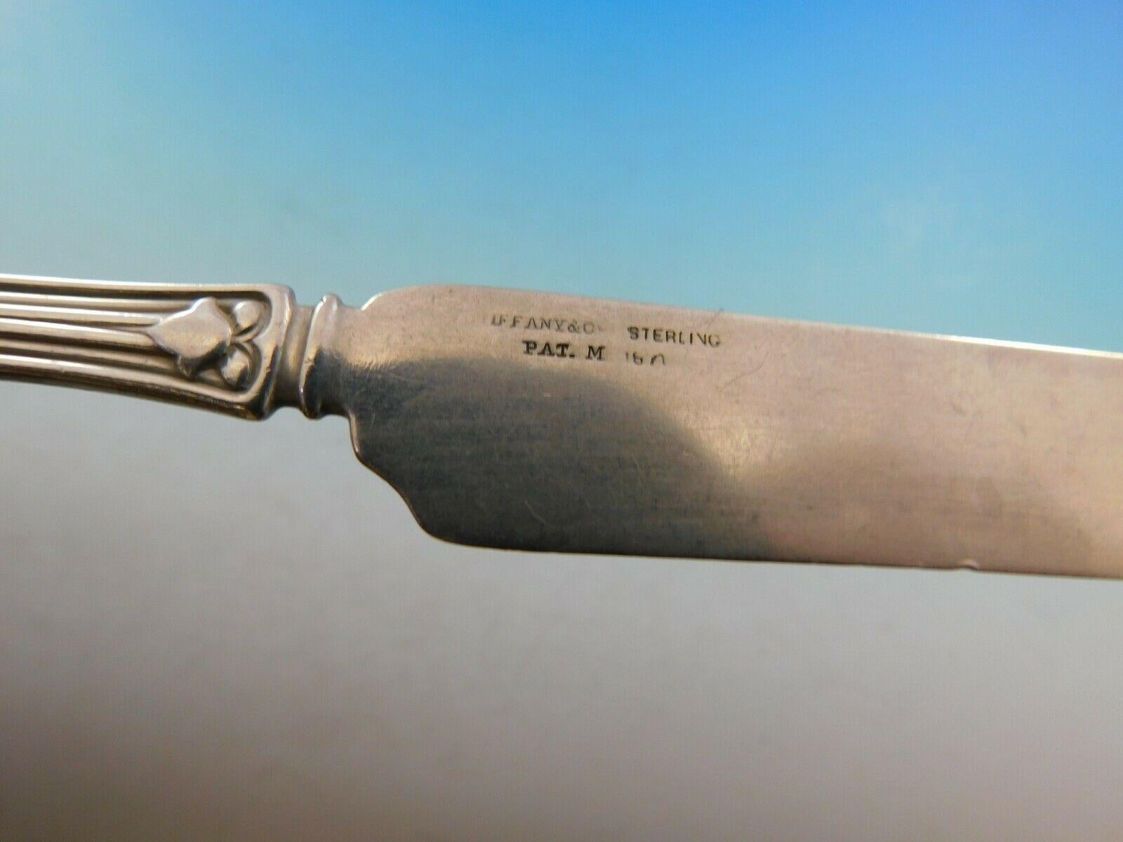 Japanese by Tiffany & Co Sterling Silver Breakfast Knife Flat Handle AS 1