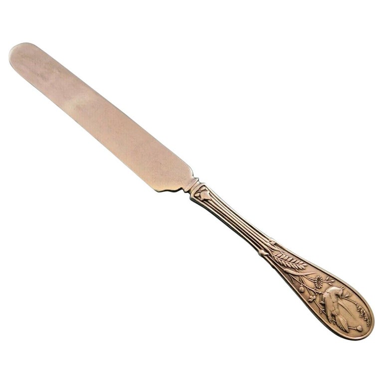 Japanese by Tiffany and Co Sterling Silver Breakfast Knife Flat Handle ...