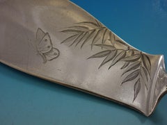 Japanese by Tiffany & Co. Sterling Silver Fish Server Brite-Cut Butterfly