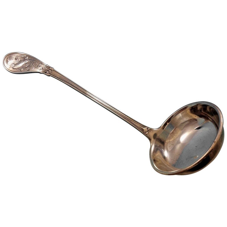 Japanese by Tiffany and Co. Sterling Silver Oyster Ladle Round Bowl