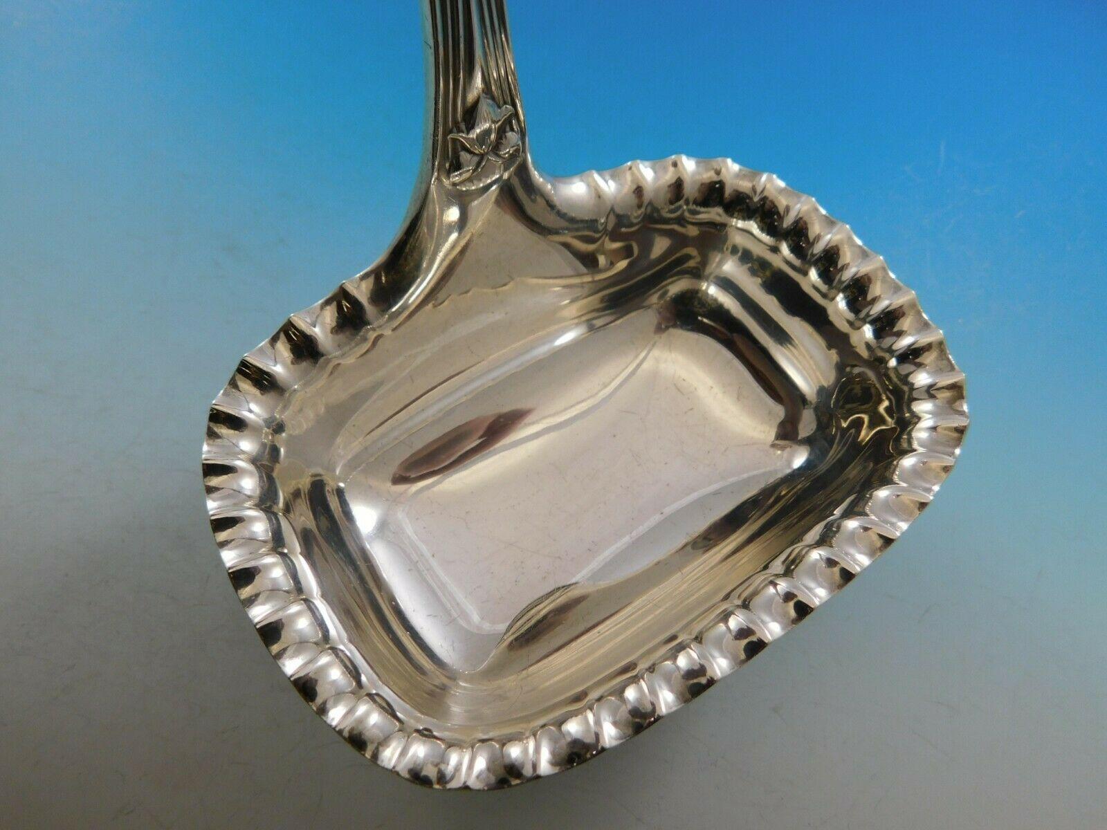 Japanese was designed in 1871, during the most innovative period in the history of Tiffany silver, and it is still one of the most popular of all Tiffany patterns. Japanese was the first Tiffany pattern to introduce silver decorated in the Japanese