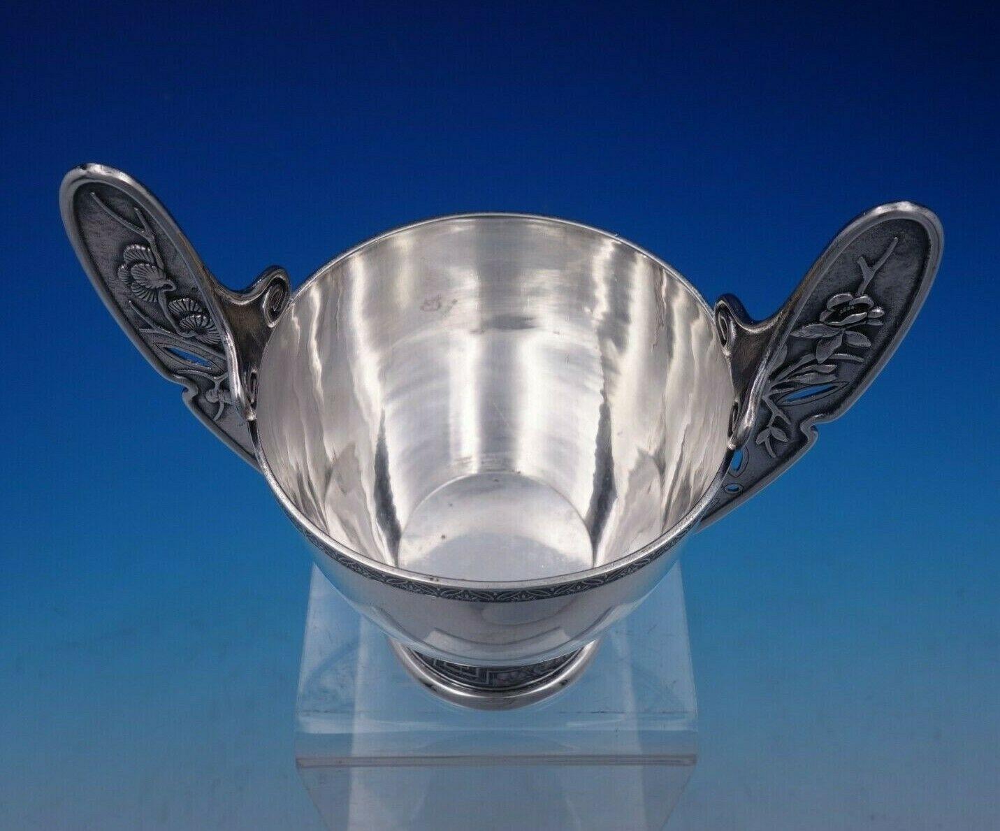 Japanese by Tiffany & Co Sterling Silver Sugar Bowl with Wings #3205M9248 2