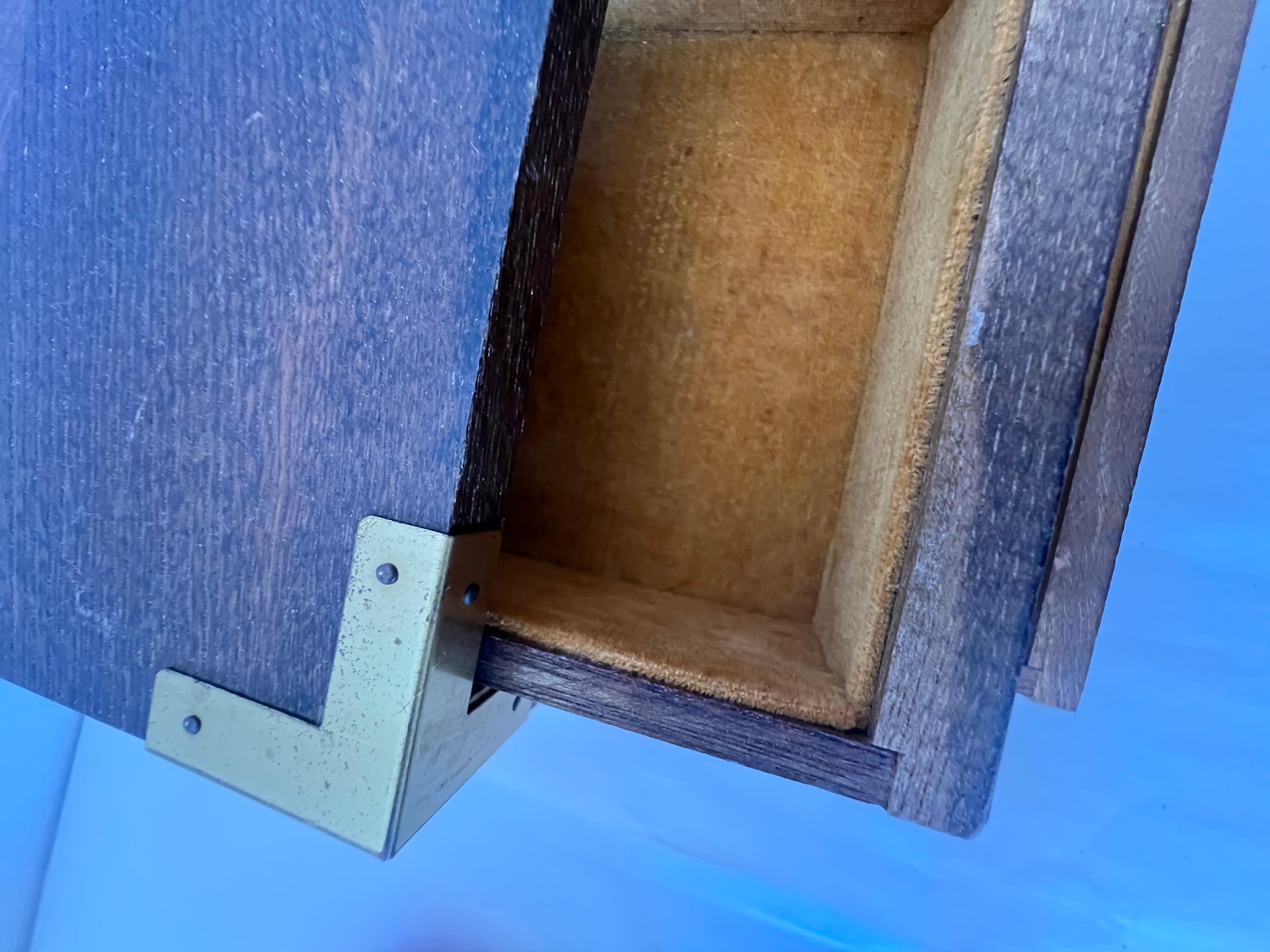 Japanese Campaign Style Miniature Chest Ca' 1960's For Sale 7