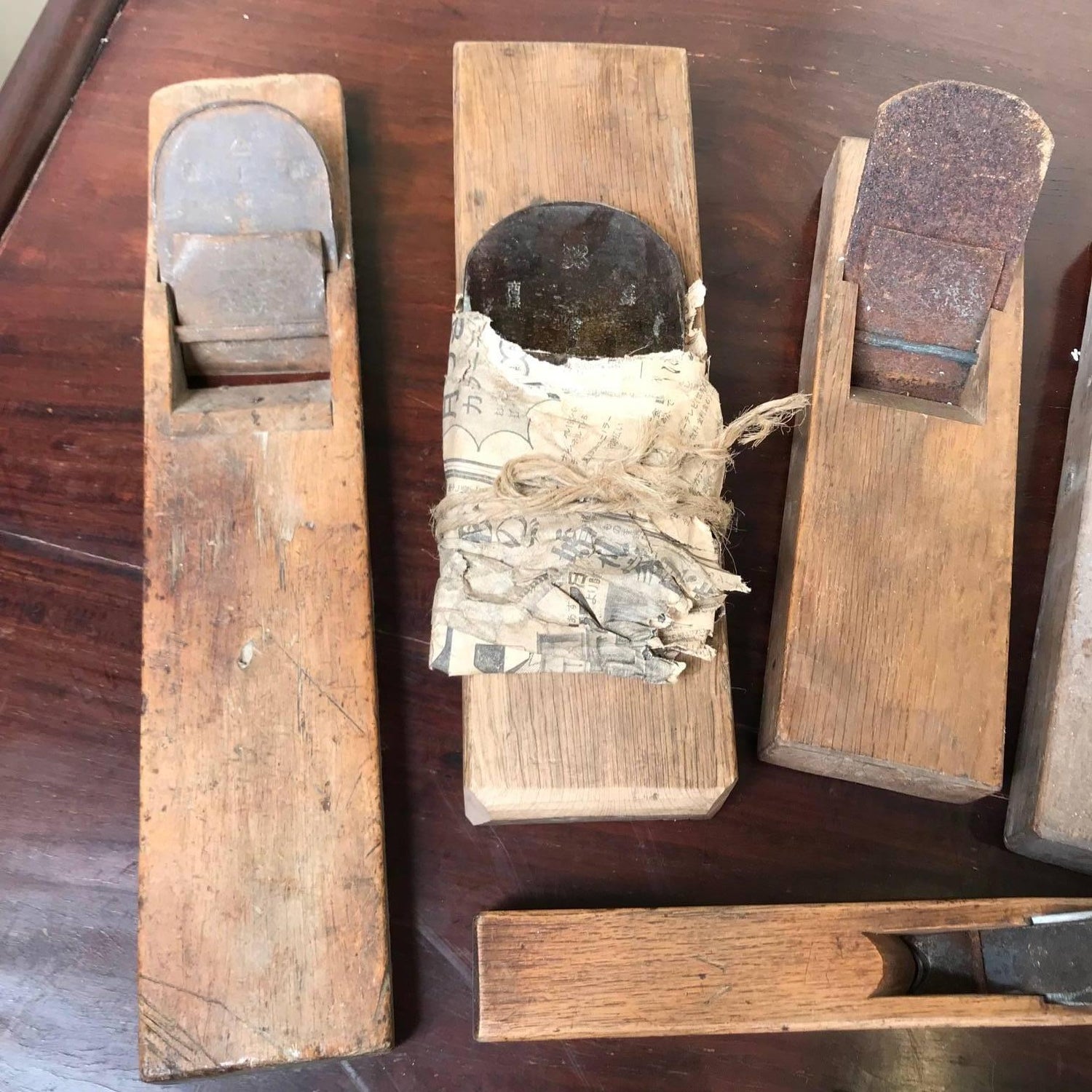 Japanese Carpenter S Cache 11 Vintage Professional Wooden Planes