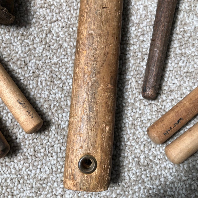 Japanese Carpenter's Cache 15 Antique Professional Tools, Saw and