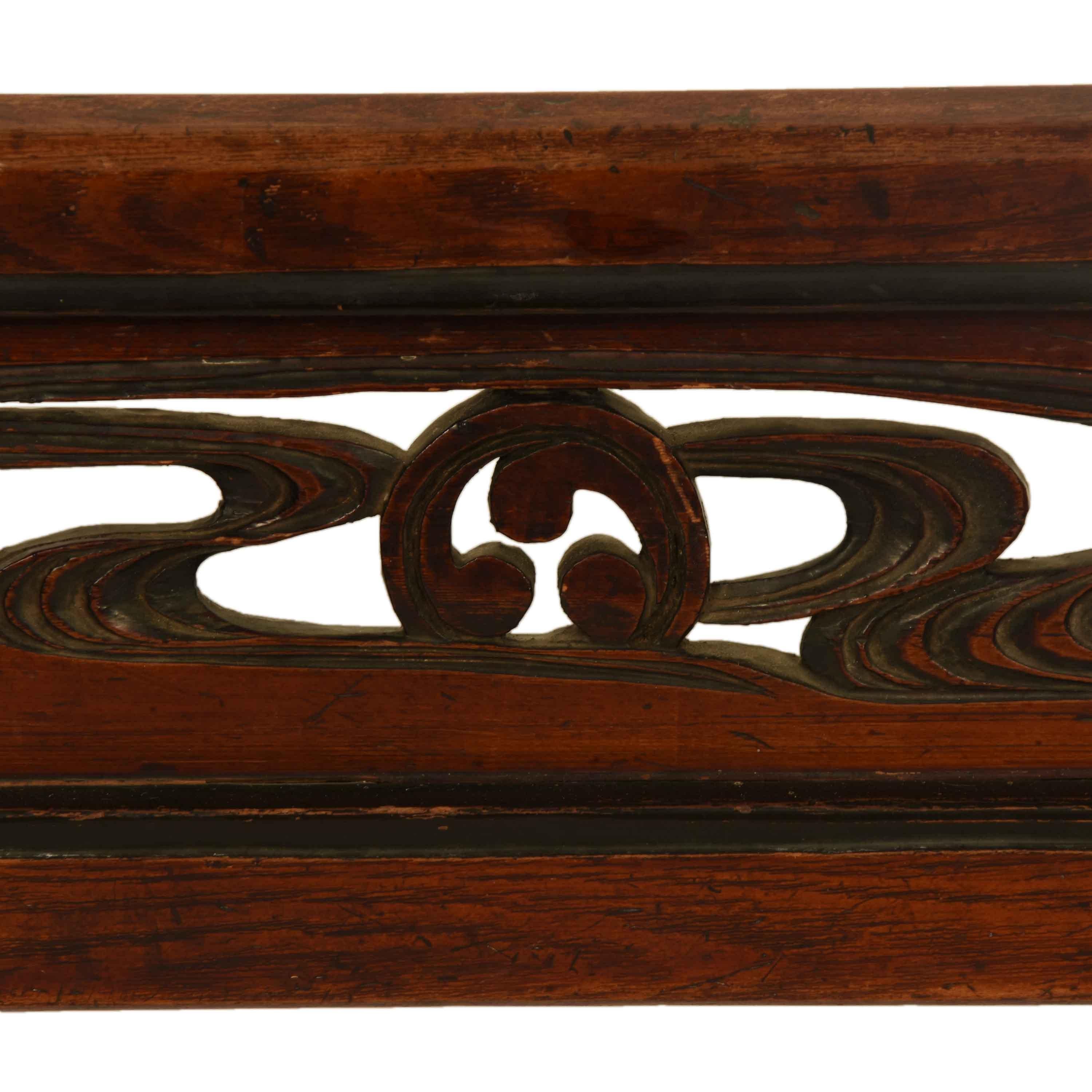 Japanese Carved and Lacquered Samurai Sword Stand, Edo Period, circa 1840 In Good Condition In Prahran, Victoria