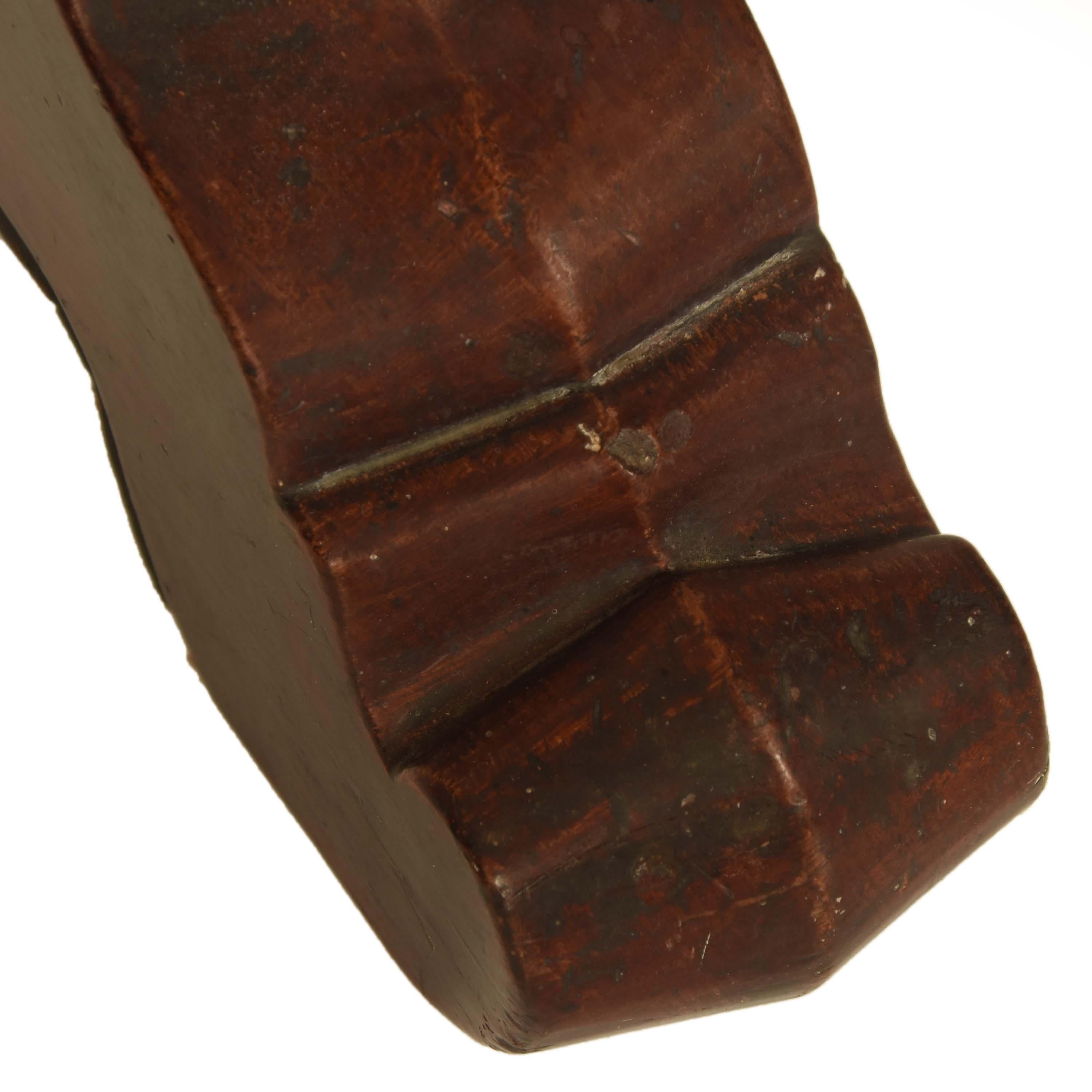 Mid-19th Century Japanese Carved and Lacquered Samurai Sword Stand, Edo Period, circa 1840