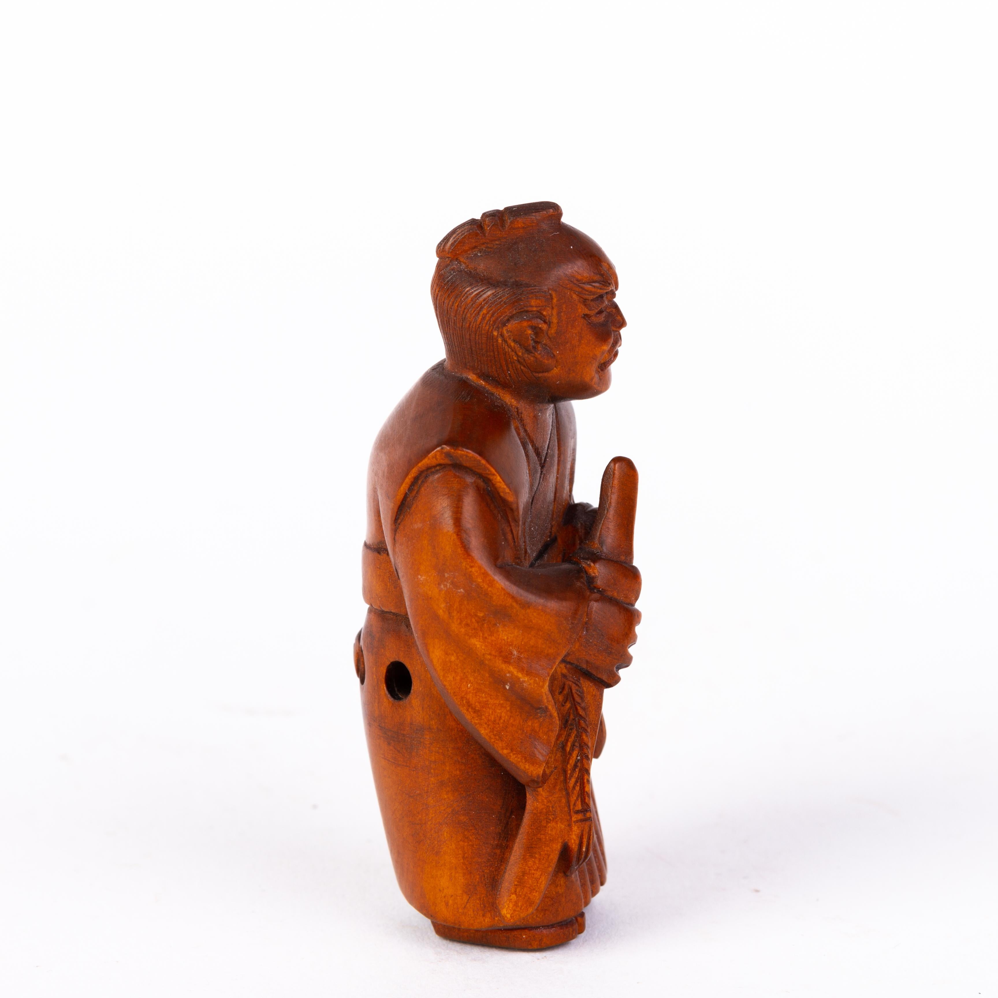 Japanese Carved Boxwood Netsuke Inro Ojime
Very good condition.
From a private collection.
Free international shipping.