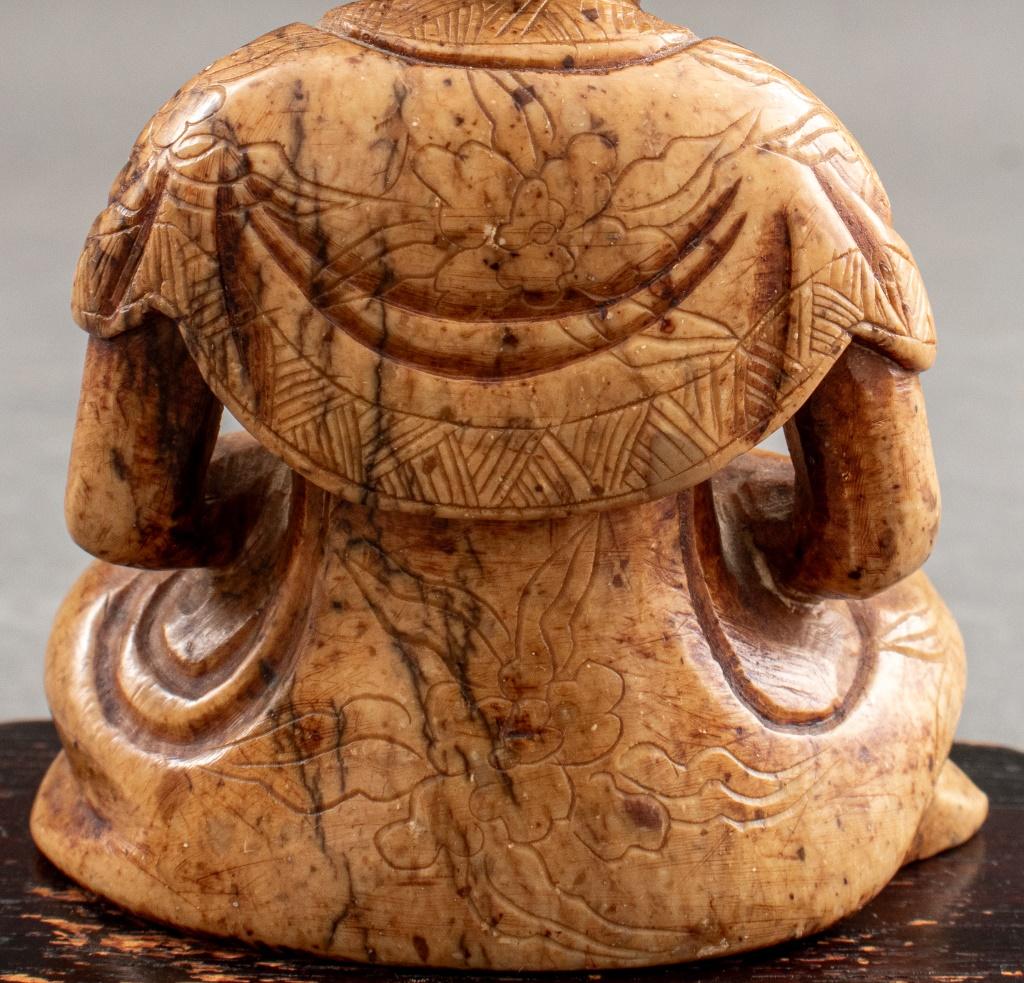 Japanese Carved Jade Buddha Sculpture 5