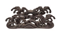 Japanese Carved Wood Panel