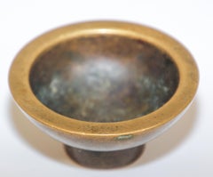 Japanese Cast Bronze Candleholder