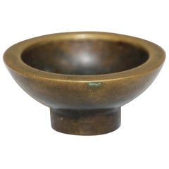 Vintage Japanese Cast Bronze Candleholder