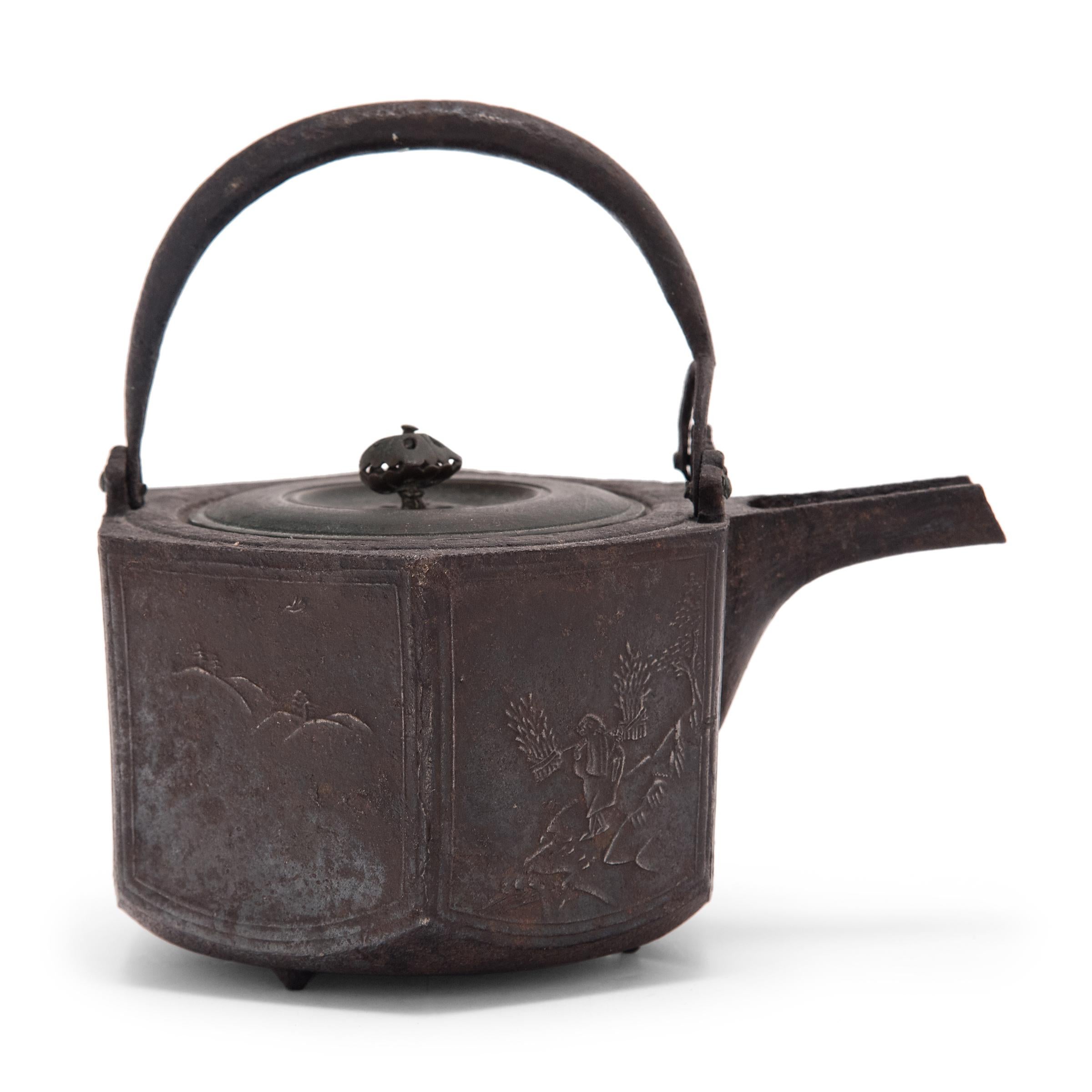 iron japanese teapot