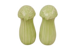 Japanese Ceramic Cabbage Salt & Pepper Shakers